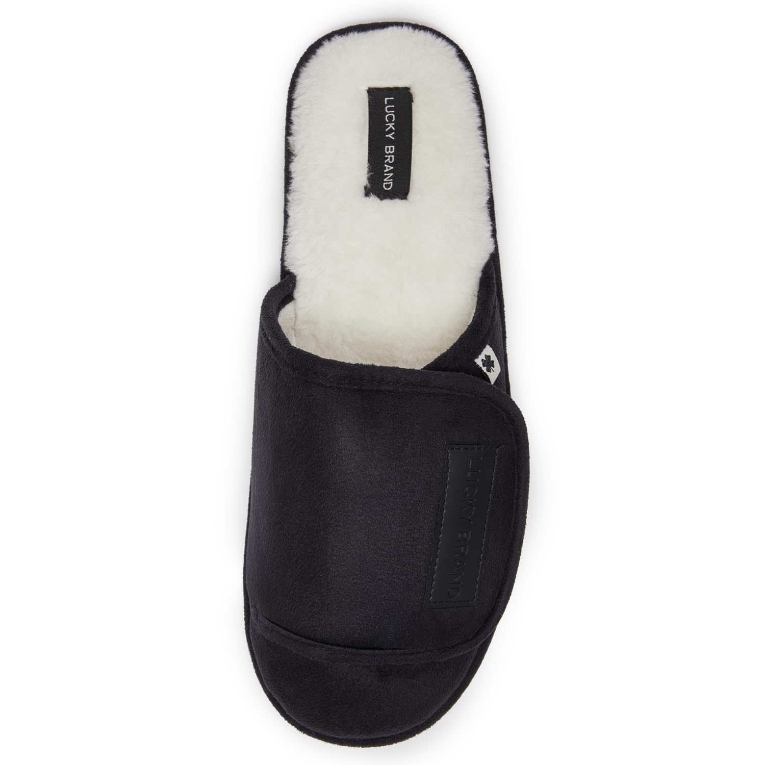Lucky Brand Men's Slippers Memory Foam Rubber Sole Bedroom Slipper Soft, Warm Comfy Indoor/Outdoor Mens House Slippers