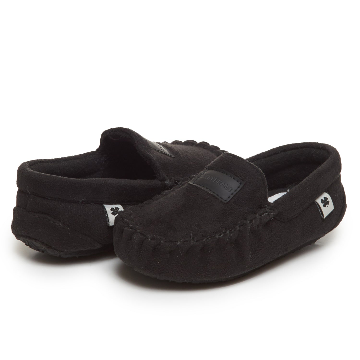 Pantofole Bambino Lucky Brand - MicroPelle Scamosciata Con Fodera Peluche Pantofole Bambino Lucky Brand - MicroPelle Scamosciata Con Fodera Peluche