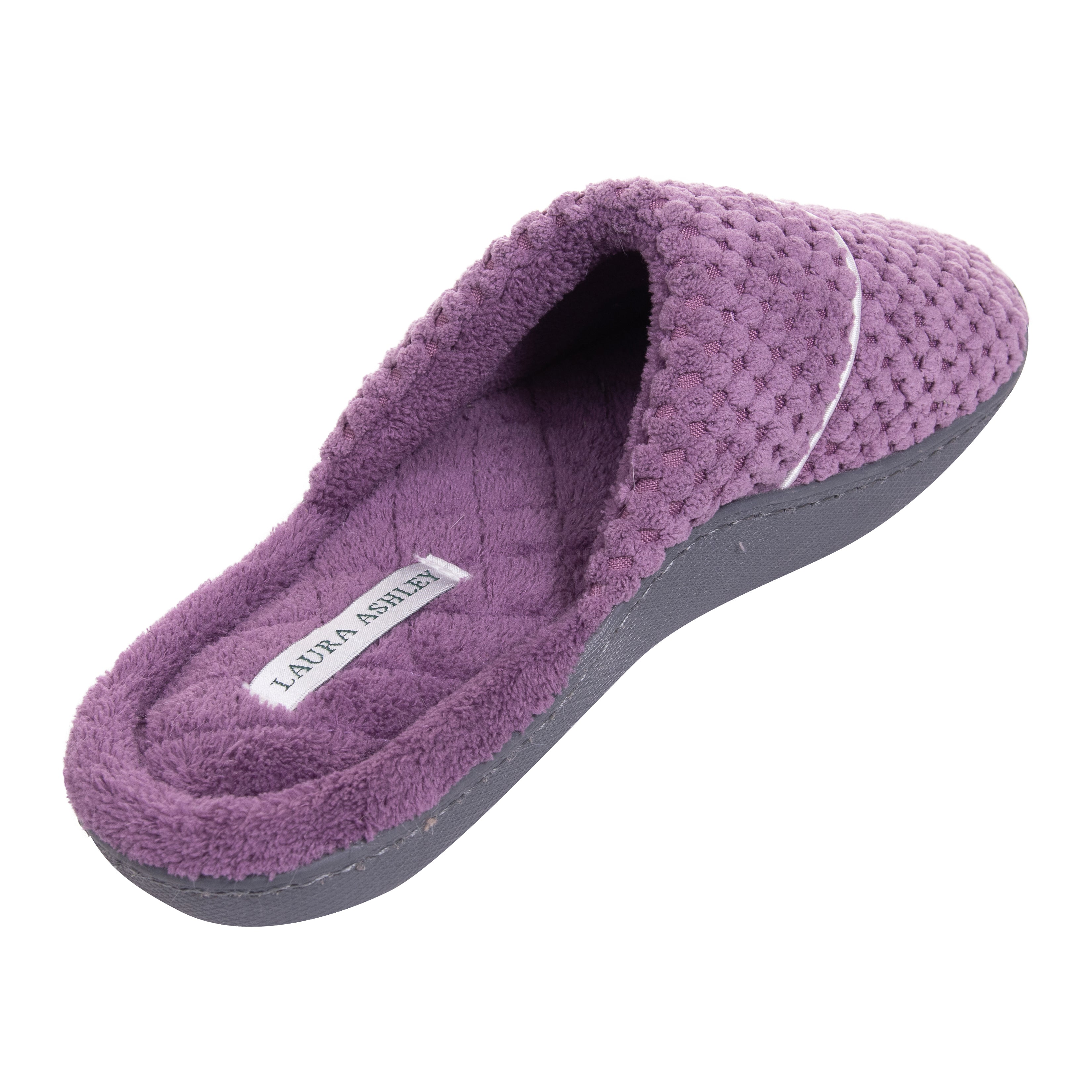 Ladies hot sale purple slippers